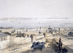 View of the Bosphorus from the Mosque, 1852 by Gaspard Fossati